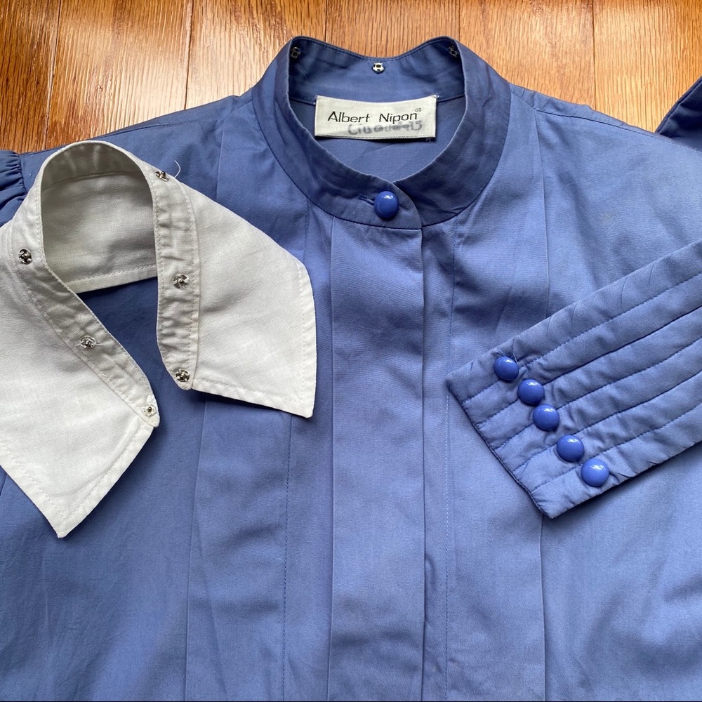 Vintage 70’s Albert Nipon Classic Cotton Dress - image 6